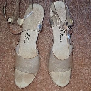 Clear competition heels